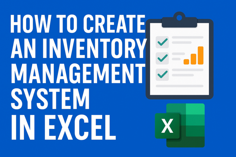 inventory management system in excel