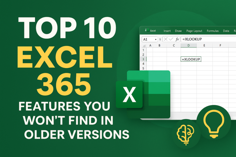 Excel 365 Features
