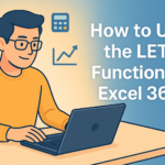 LET function IN excel